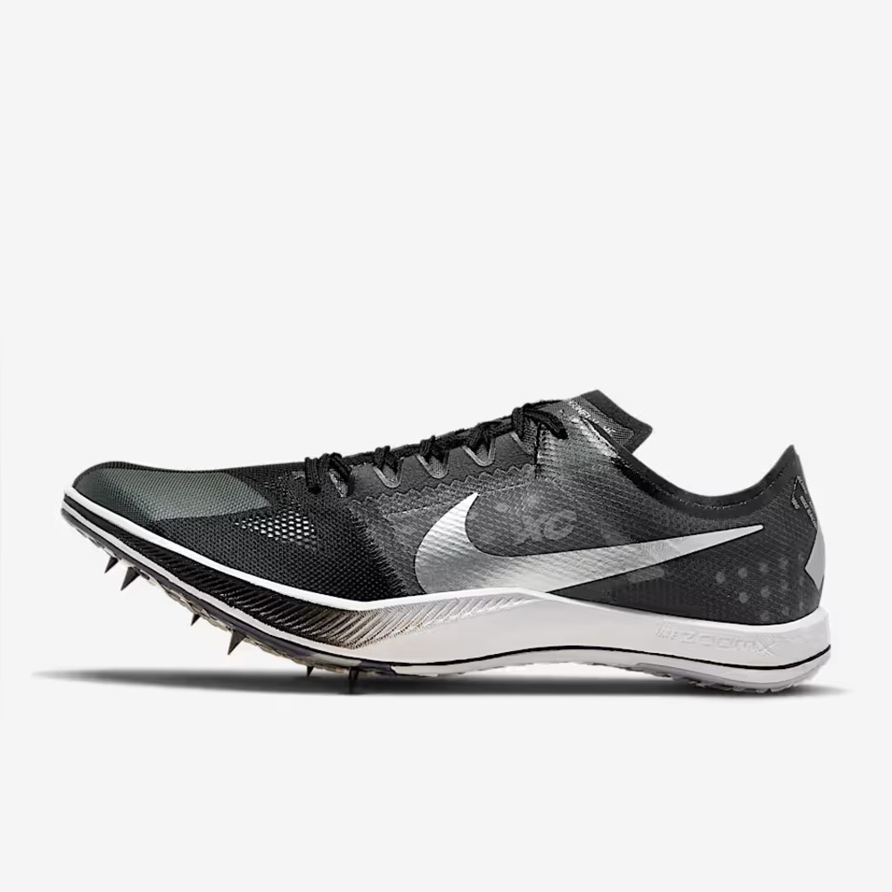 Nike Black and Silver Racing Spikes